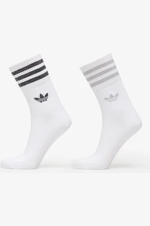 adidas Adidas Mid-Cut Glitter Crew Socks 2-Pack / / M