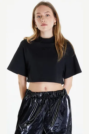 Reebok Camiseta Washed Cropped Tee L