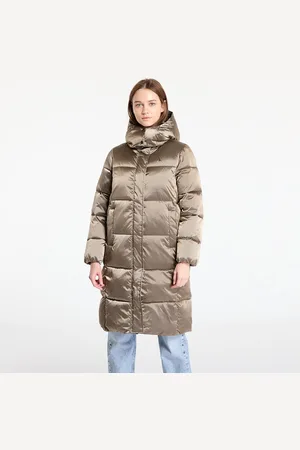 Calvin Klein Chaqueta Jeans Shiny Satin Puffer Coat L