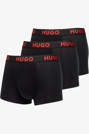 HUGO BOSS Logo-Waistband Stretch Trunks 3-Pack M