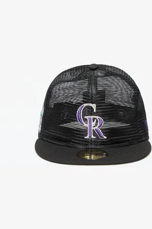 New Era Colorado Rockies Mesh Patch 59FIFTY Fitted Cap 7 1/2