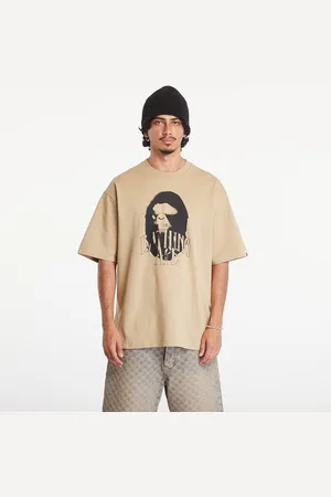 A Bathing Ape Camiseta Spray Print Logo Relaxed Fit Short Sleeve Tee XXL