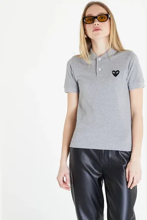 Comme des Garçons Camiseta Heart Logo Polo Short Sleeve Tee M