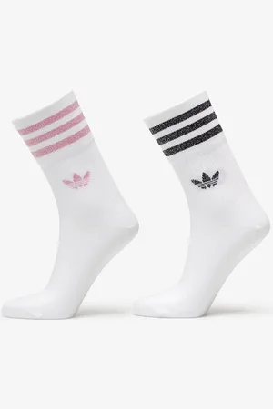 adidas Adidas Mid-Cut Glitter Crew Socks 2-Pack / / M