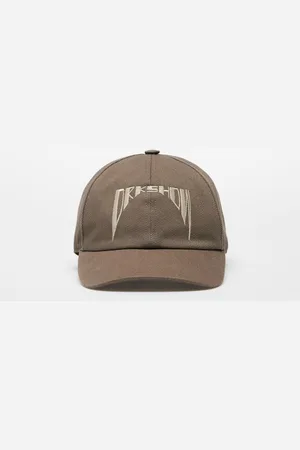 Rick Owens Embroidered Denim Baseball Cap / L