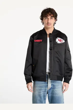Mitchell & Ness Chaqueta NFL Team Leader Satin Vintage Logo Chiefs Bomber XXL