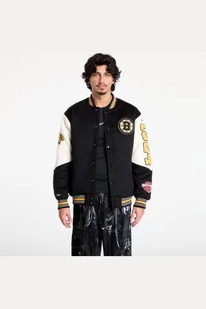 Mitchell & Ness Bomber NHL Team History Varsity Jacket Current Logo Bruins XL