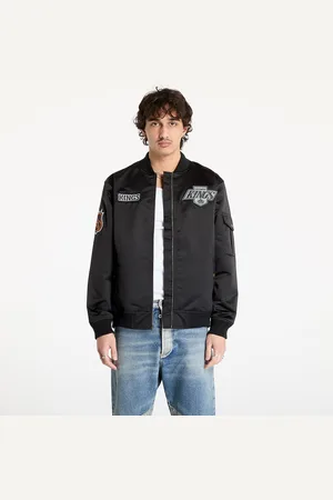 Mitchell & Ness Chaqueta NHL Team Leader Satin Vintage Logo Kings Bomber XXL