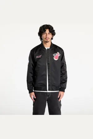 Mitchell & Ness Chaqueta NBA Team Leader Satin Vintage Logo Heat Bomber L