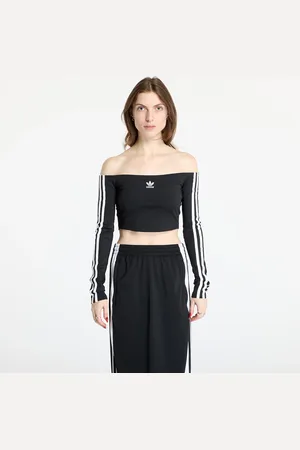 adidas Top adidas Adicolor Off Shoulder Long Sleeve Top L