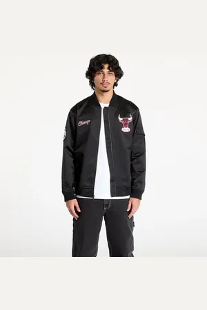 Mitchell & Ness Chaqueta NBA Team Leader Satin Vintage Logo Bulls Bomber M