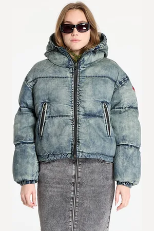 Diesel Chaqueta W-Aves Cropped Puffer Jacket 38