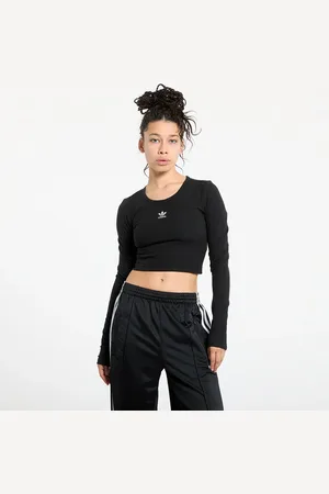 adidas Camiseta adidas Essentials Rib Cro-Packed Longsleeve Tee L