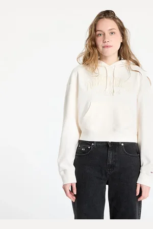 Tommy Hilfiger Sudadera Tommy Jeans Boxy Crop Varsity Hoodie L