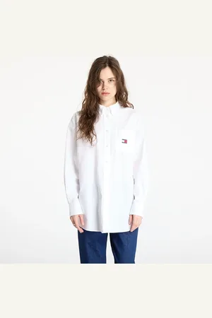 Tommy Hilfiger Camisa Tommy Jeans Oversized Badge Oxford Shirt L