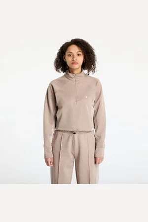 Converse Sudadera Cropped Fleece Turtleneck Vintage Cargo Sweatshirt L