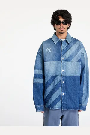 AMBUSH Camisa Patchwork Denim Shirt / 48