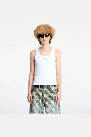 OFF-WHITE Camiseta de tirantes Off Stamp Rib Tanktop / L