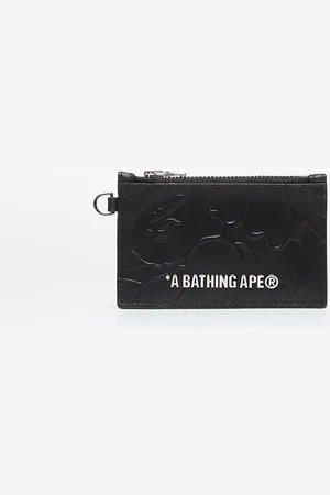 A Bathing Ape Cartera Solid Camo Card Holder Small Wallet Universal
