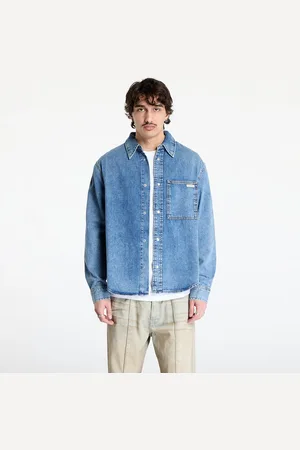 Calvin Klein Camisa Jeans Regular Denim Shirt L
