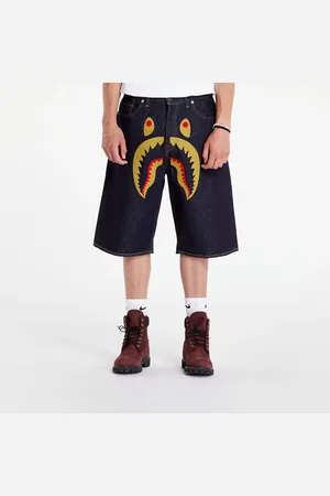 A Bathing Ape Pantalones cortos Shark Denim Shorts L