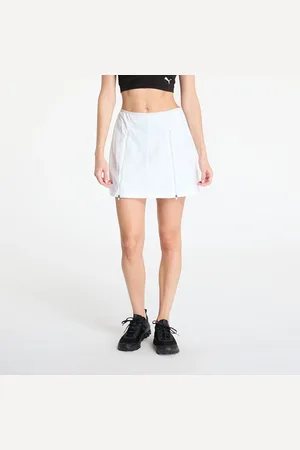 PUMA Dare to Zip-Off Woven Skirt White L