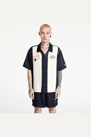 New Era Camisa Stripe Revere Shirt UNISEX L