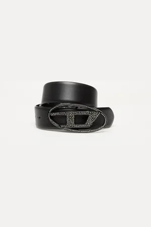 Diesel Cinturón Oval D Logo B-1Dr Strass Belt 85