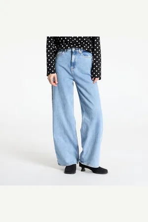 Tommy Hilfiger Vaqueros Tommy Jeans Claire High Rise Wide Fringe Jeans W25/L30
