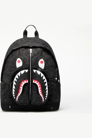 A Bathing Ape Neon Camo Shark Day Pack Universal