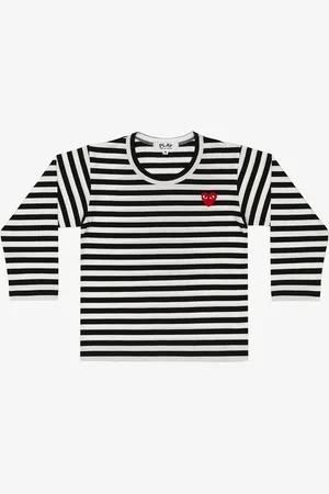 Comme des Garçons Kids Red Emblem Knit T-Shirt 2