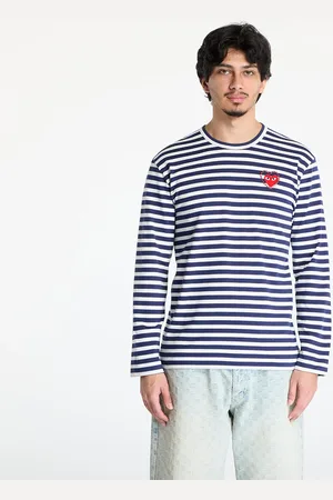 Comme des Garçons Camiseta Stripe Emblem x Metalstone Long Sleeve Tee UNISEX / L