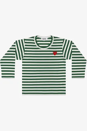 Comme des Garçons Kids Red Emblem Knit T-Shirt 2