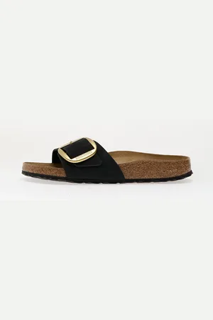 Birkenstock Zapatillas Madrid Big Buckle Nubuk Leather EUR 36