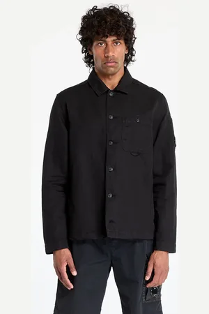 C.P. Company Chaqueta Cotton/Linen Full Zip Overshirt L