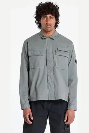 C.P. Company Chaqueta Organic Gabardine Utility Lens Shirt L