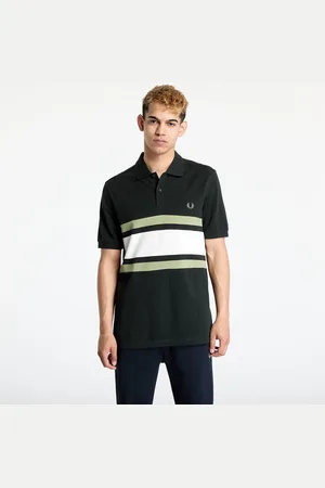 Fred Perry Camiseta Panelled Polo Shirt L