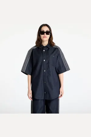 adidas Camisa adidas Denim Short Sleeve Shirt / L