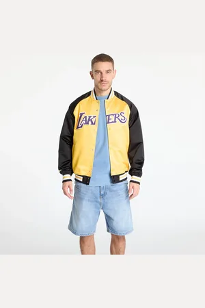 Mitchell & Ness Chaqueta NBA Double Clutch Lw Satin Jacket Vintage Logo Lakers / L