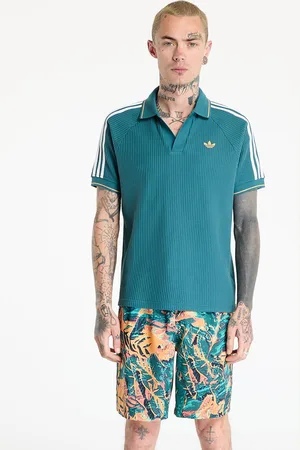 adidas Camiseta adidas Waffle Knit Polo Shirt / / L