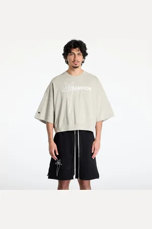 Rick Owens Camiseta x Champion Tommy Cropped Tee L