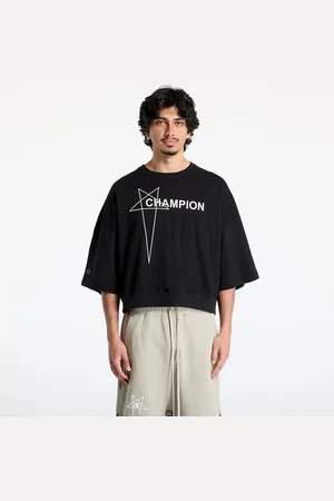 Rick Owens Camiseta x Champion Tommy Cropped Tee L
