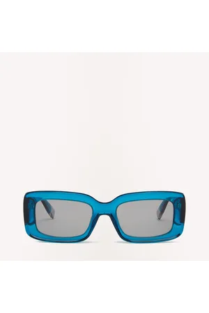 Gafas de sol de color azul para mujer