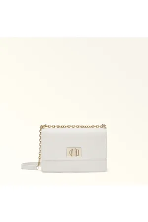 Furla 1927 Bolso Bandolera Marshmallow Piel Texturada Mujer