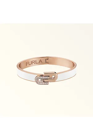 Furla Arch Double Brazalete Talco H Metal + Esmalte + Estrás Mujer