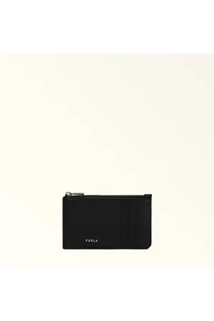 Furla Man Project Tarjetero Nero Piel De Ternera Milos Texturada Hombre