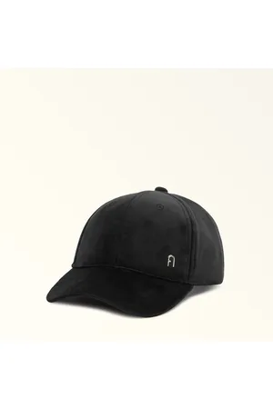 Furla Varsity Style Gorra Nero Terciopelo Mujer