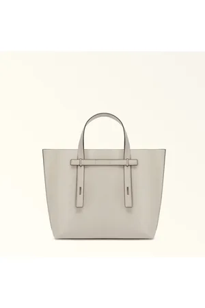 Furla Man Giove Bolso Tote Perla E Piel De Ternera Milos Texturada Hombre