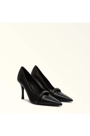 Furla Core Zapato De Salón Nero Napa Mujer
