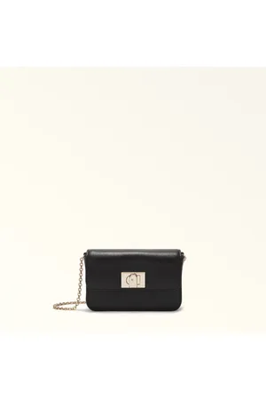 Furla 1927 Minibolso Nero Piel Texturada Mujer